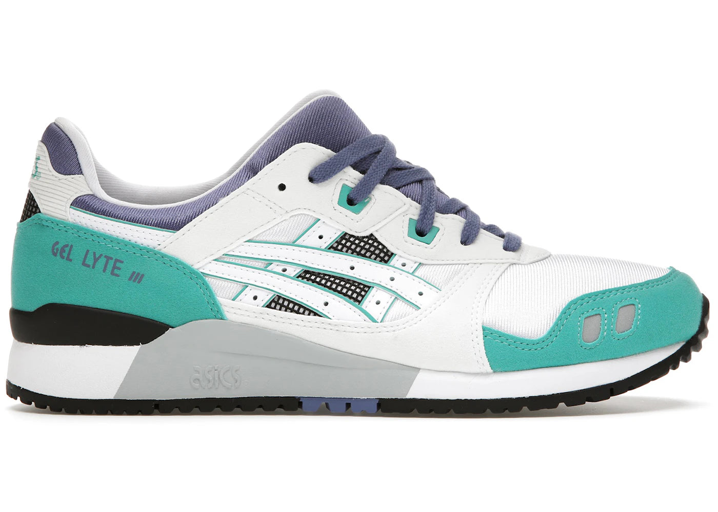 ASICS Gel-Lyte III-White Teal Blue
