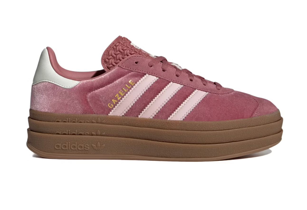 Adidas Gazelle Bold Sandy Pink Velvet