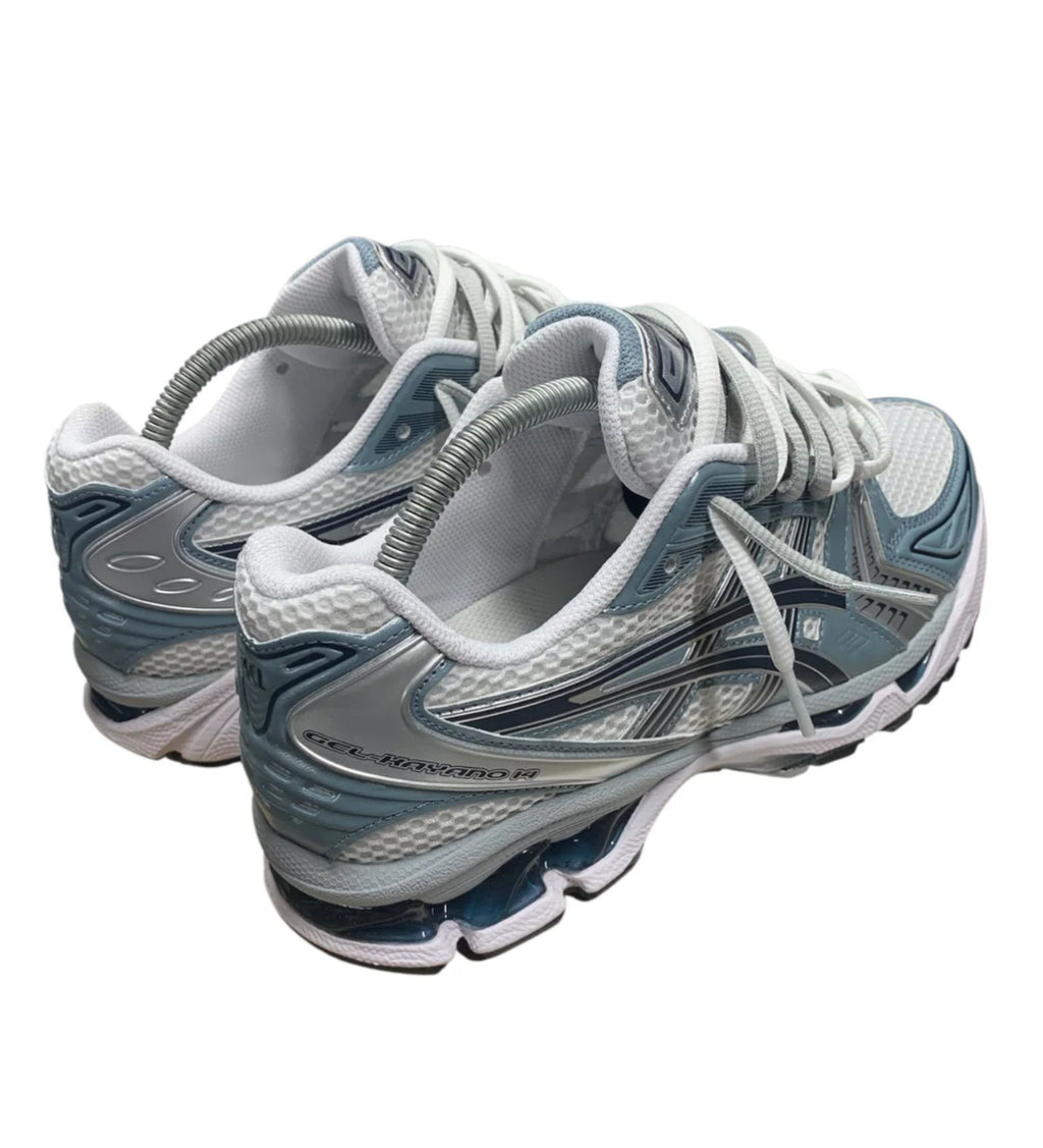 ASICS Gel-Kayano 14-White Fjord Grey Double Laces