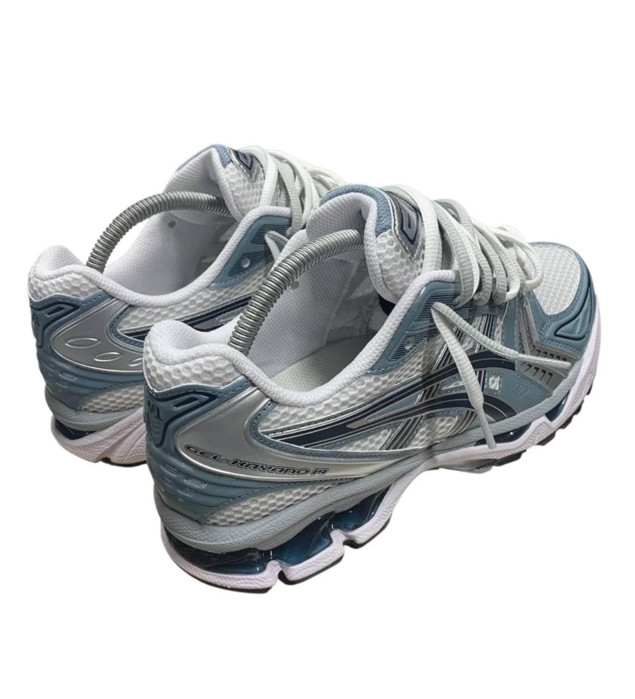 ASICS Gel-Kayano 14-White Fjord Grey Double Laces