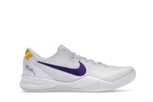 Nike Kobe 8 Protro Lakers Home White Court Purple