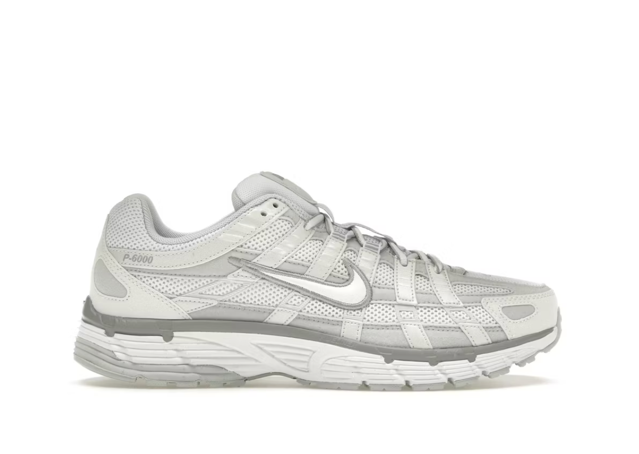 Nike P6000 Metallic Summit White Wolf Grey