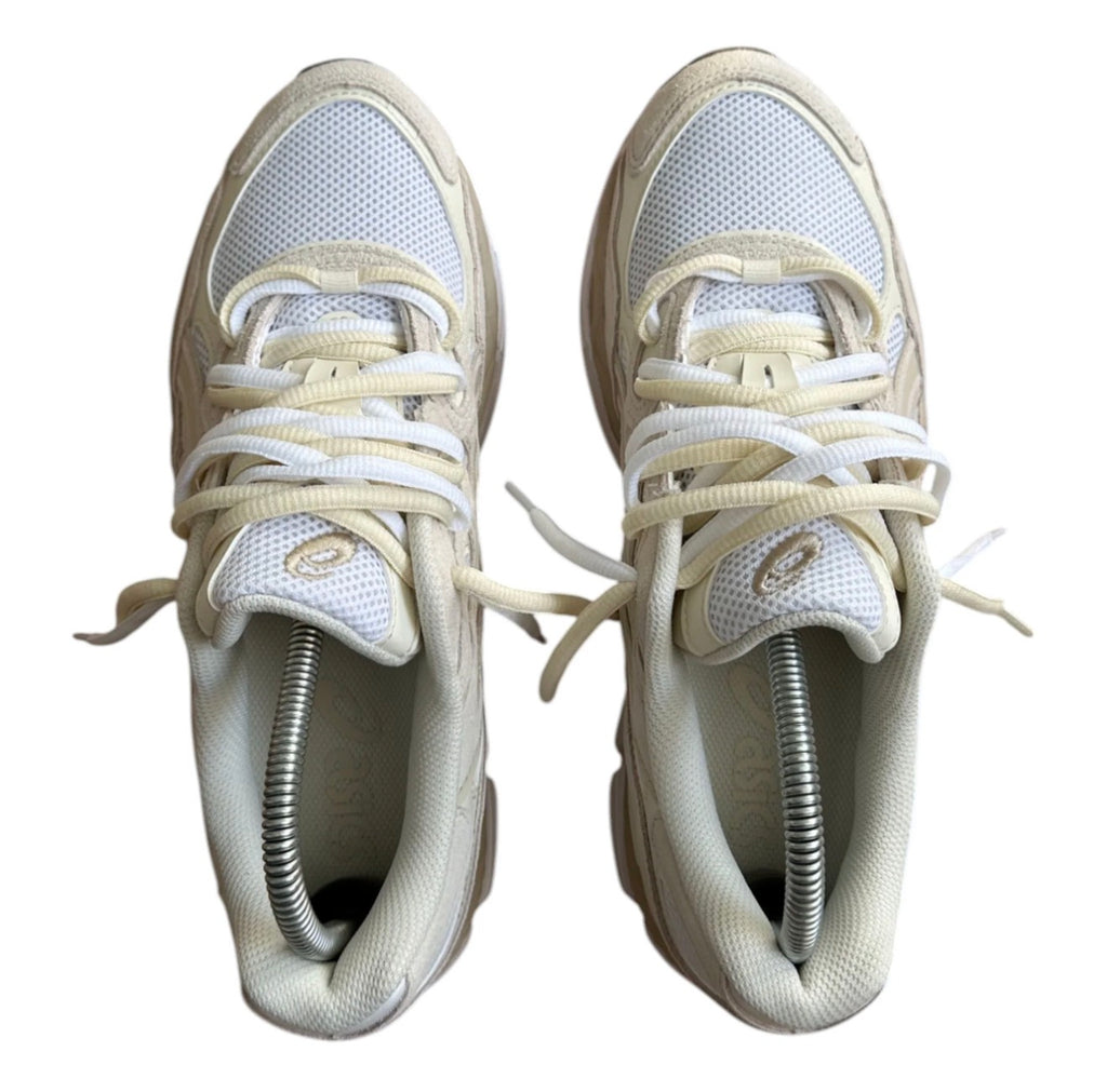 ASICS Gel-NYC-White Feather Grey Double Laces