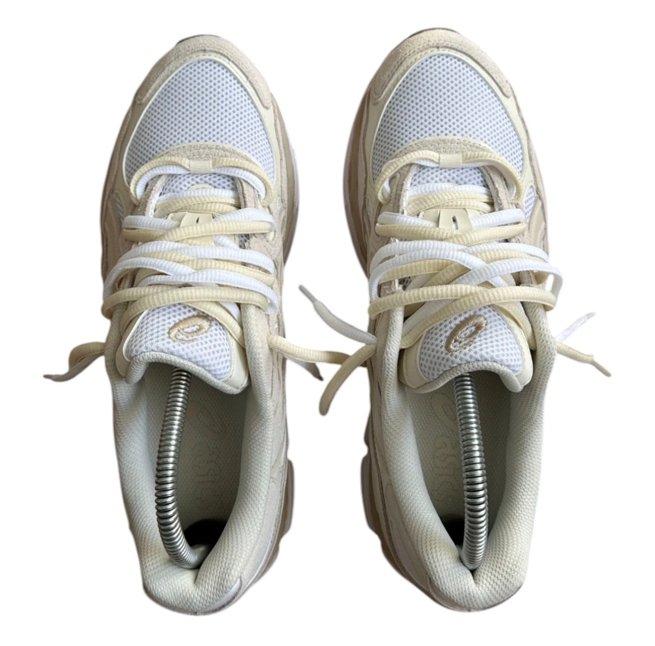 ASICS Gel-NYC-White Feather Grey Double Laces