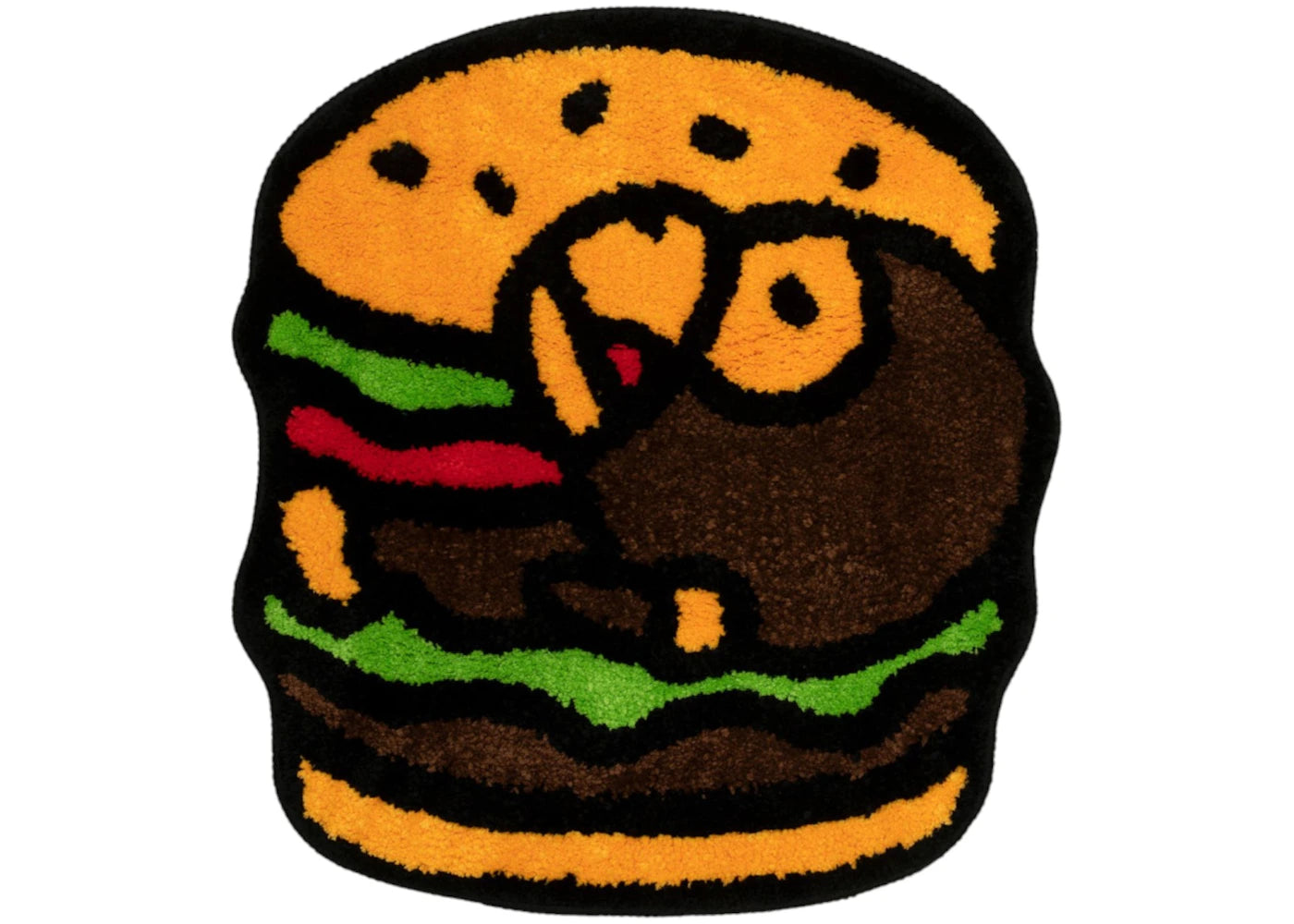 BAPE Baby Milo Hamburger Rug-Multicolor