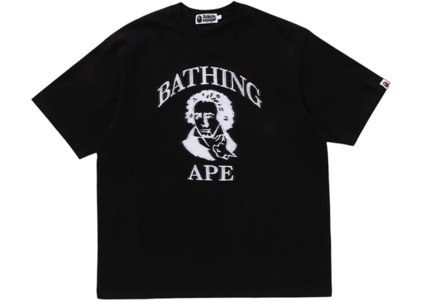 BAPE Beethoven Graphic Relaxed Fit Tee-Black