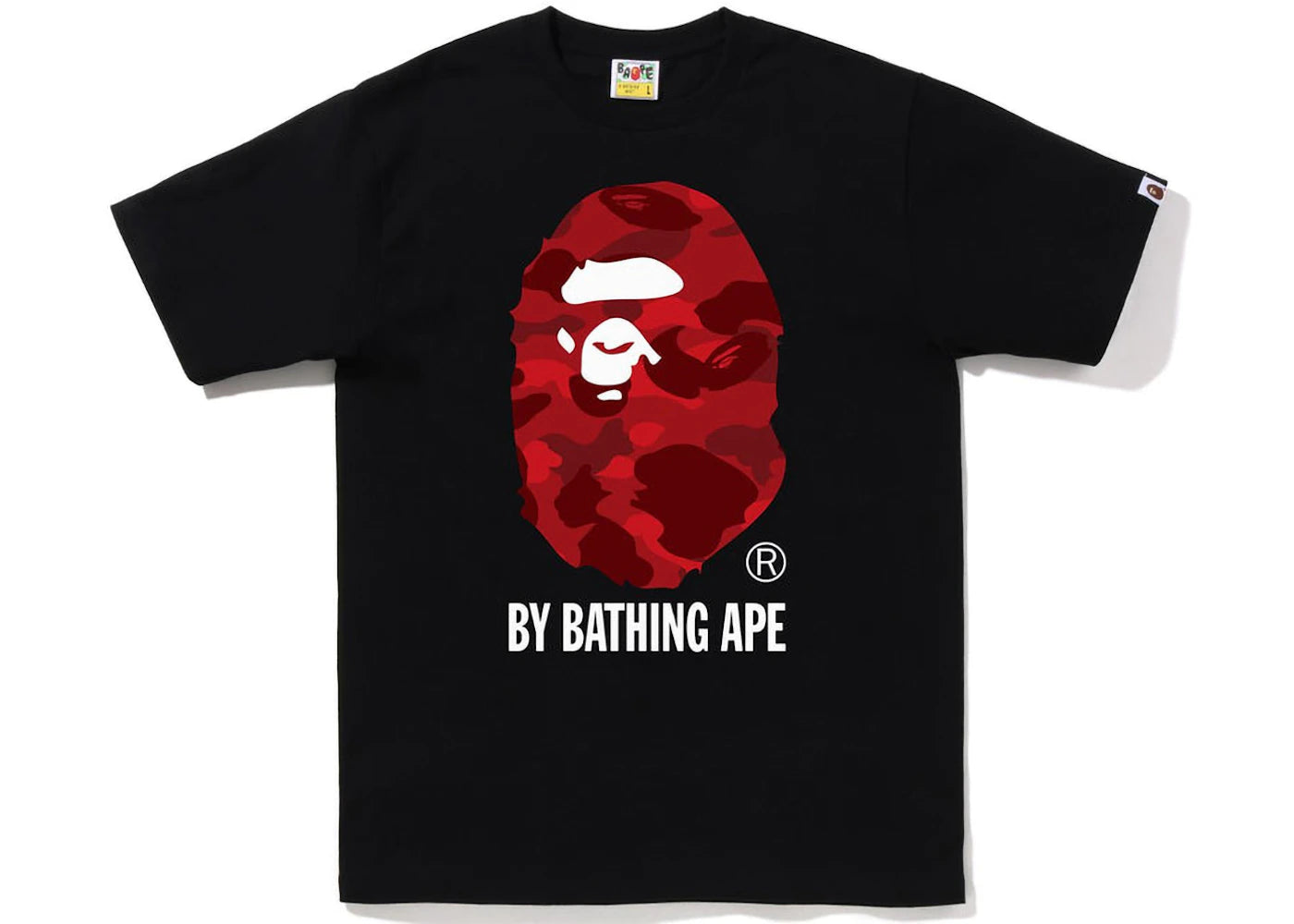 T-shirt BAPE Color Camo par Bathing Ape (FW22) - Noir et rouge