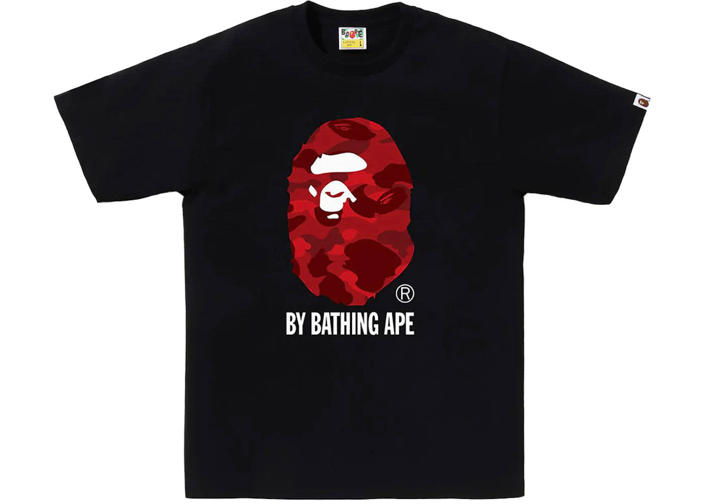 BAPE Color Camo By Bathing Ape Tee  Black/Red