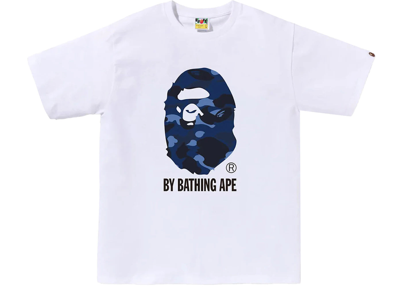 T-shirt BAPE Color Camo par Bathing Ape (FW24) - Blanc/Marine
