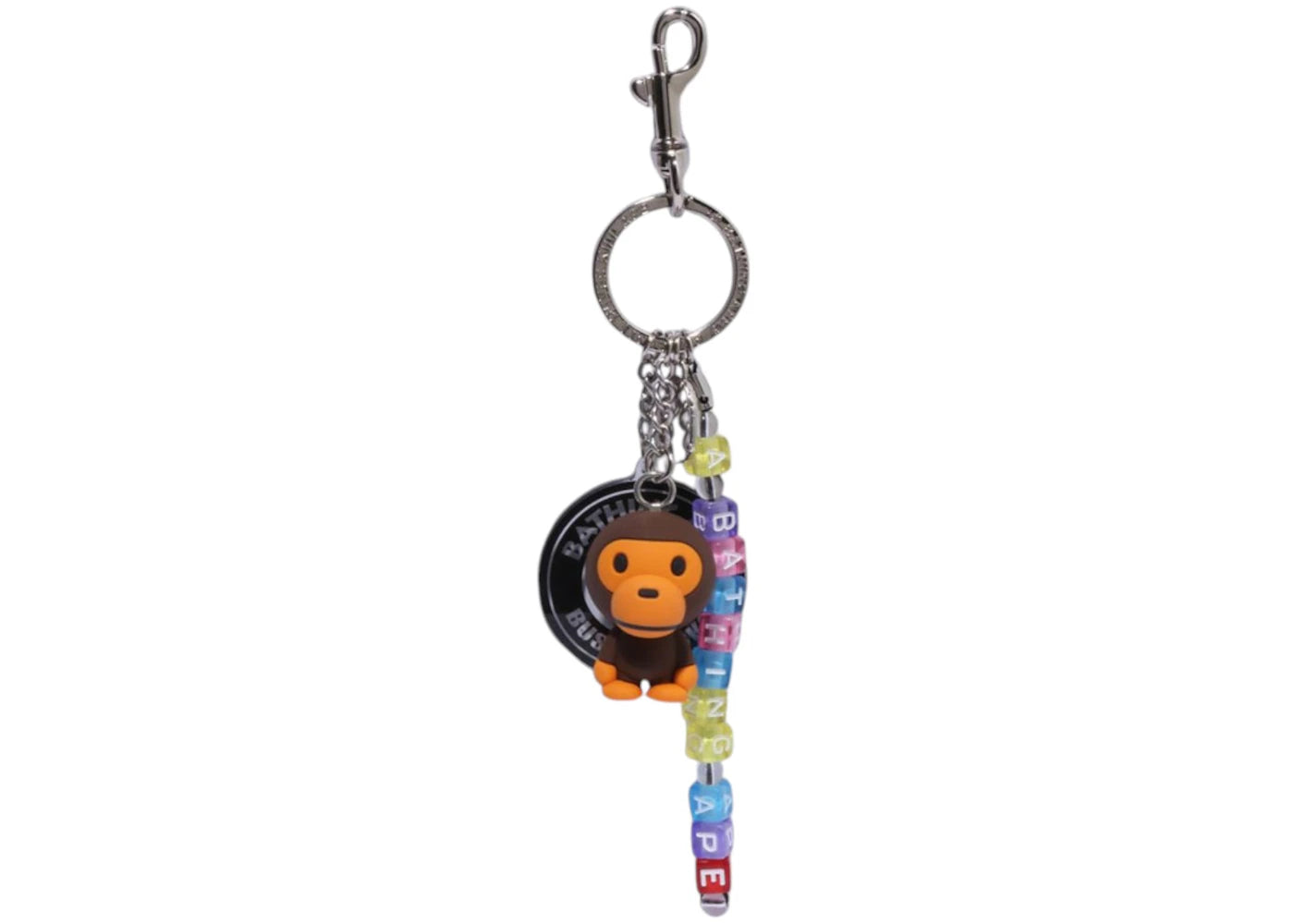 BAPE Logo II Keychain-Multicolor