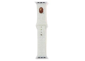 BAPE Neon Camo Watch Band White - main view