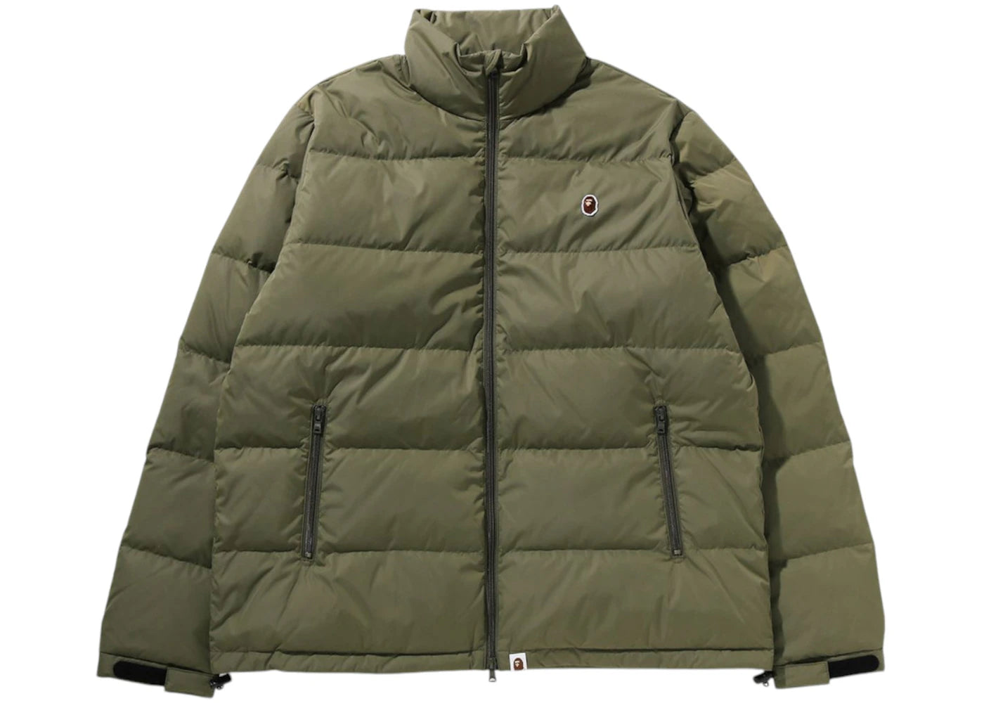 BAPE One Point Down Jacket-Olivedrab