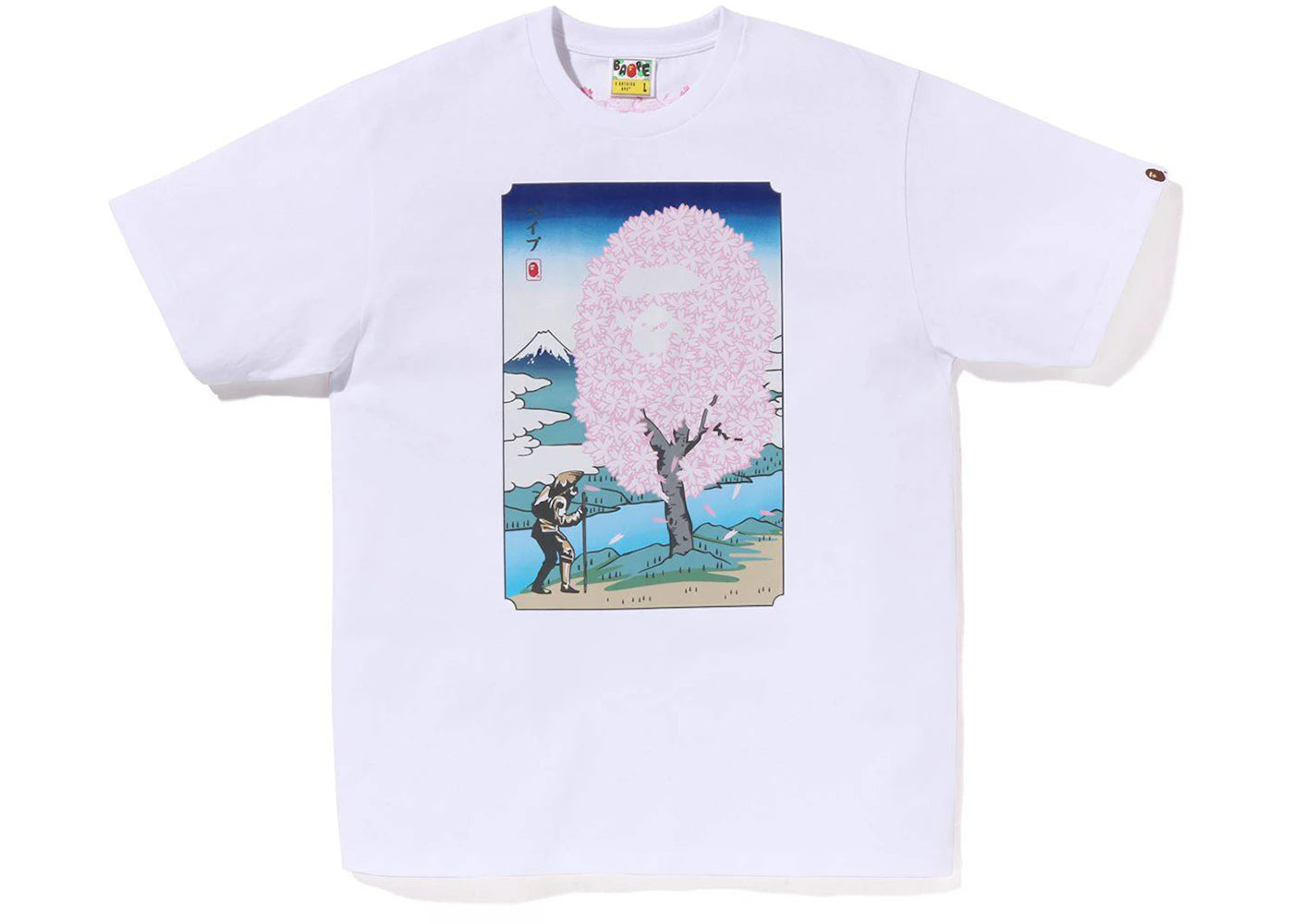 BAPE Sakura Tee (SS23)-White