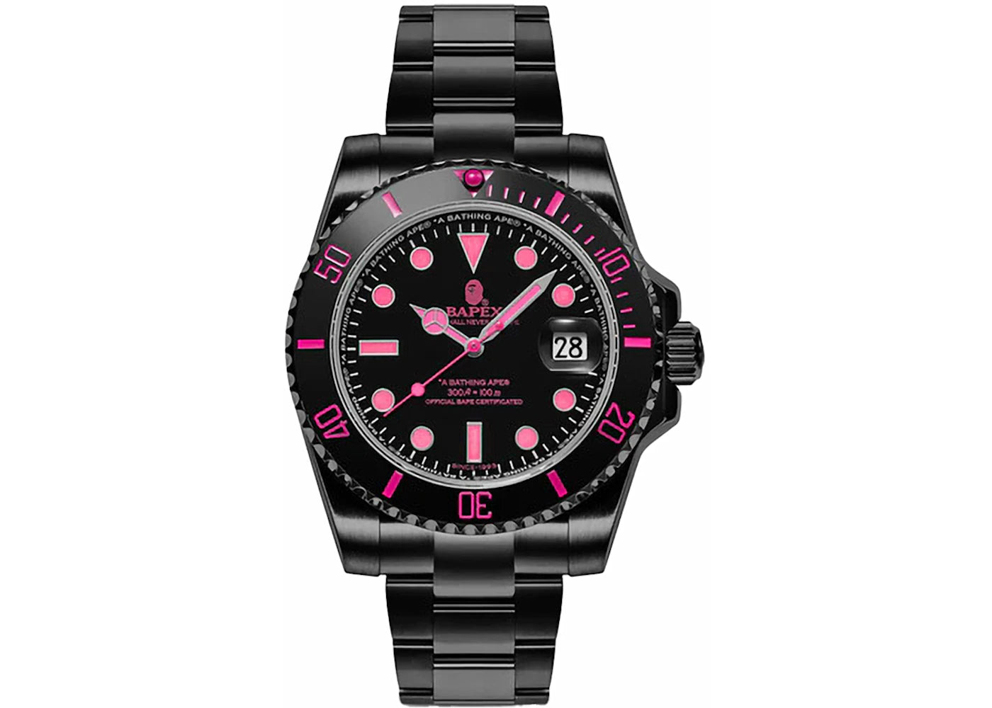 BAPE Type 1 BAPEX Watch-Black/Red