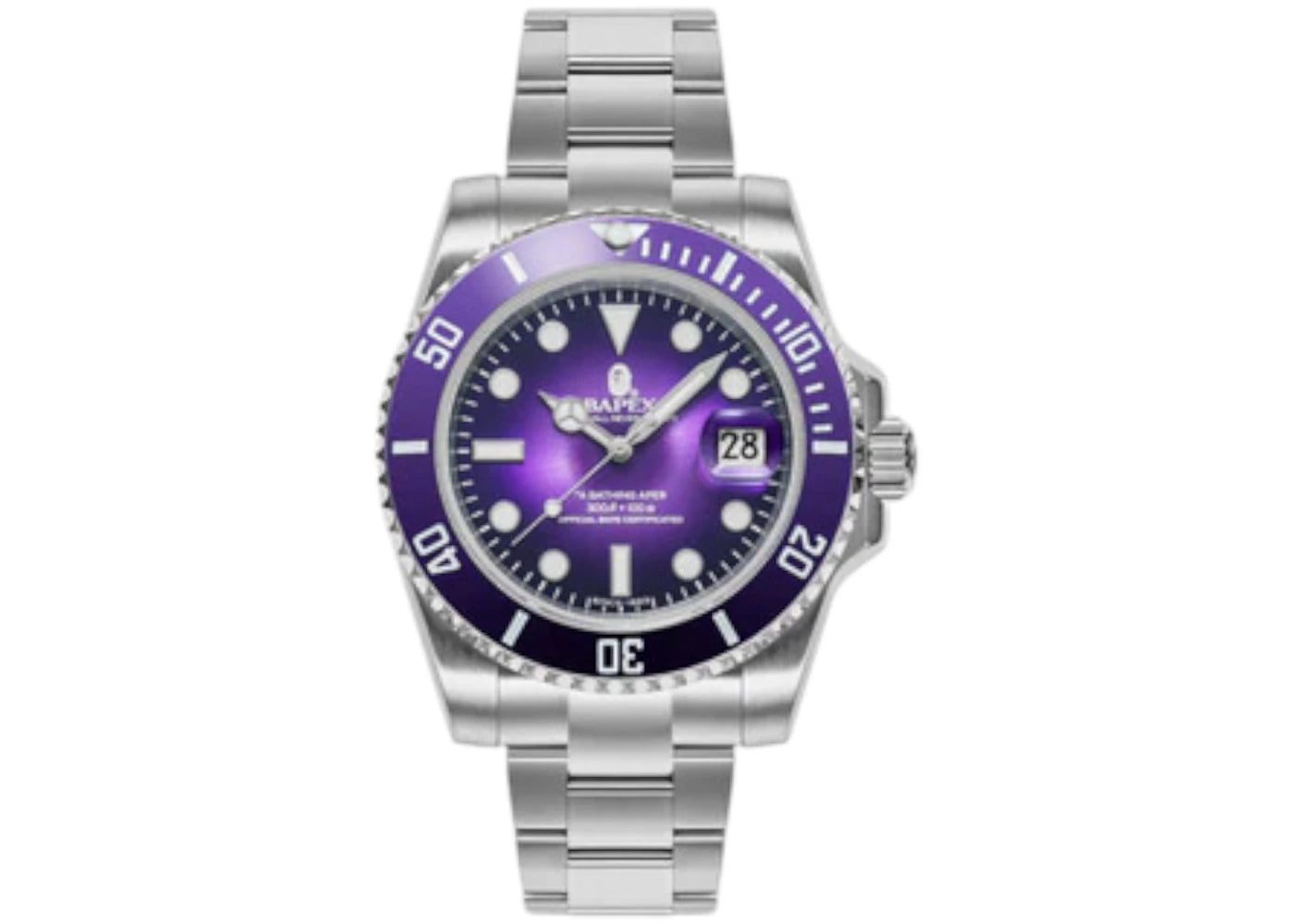 BAPE Type 1 BAPEX Watch-Purple
