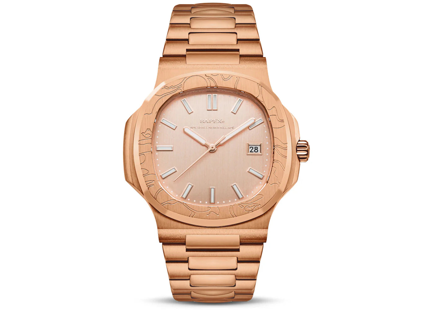 Montre BAPE Type 10 BAPEX rose