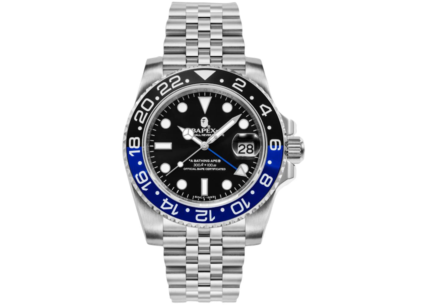 Montre BAPE Type 2 BAPEX bleue