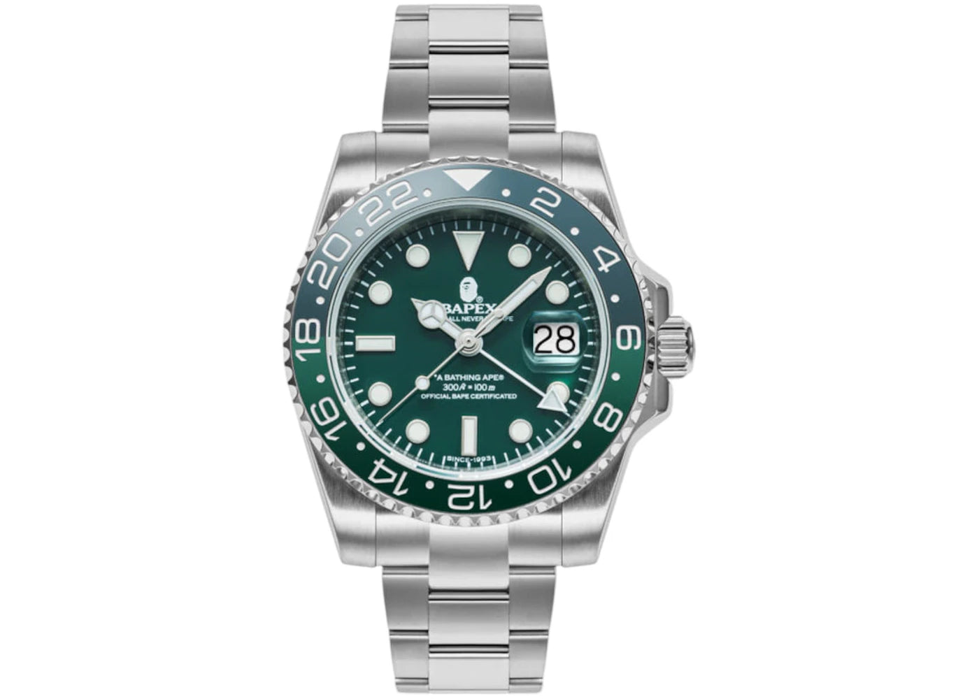 Montre BAPE Type 2 BAPEX verte