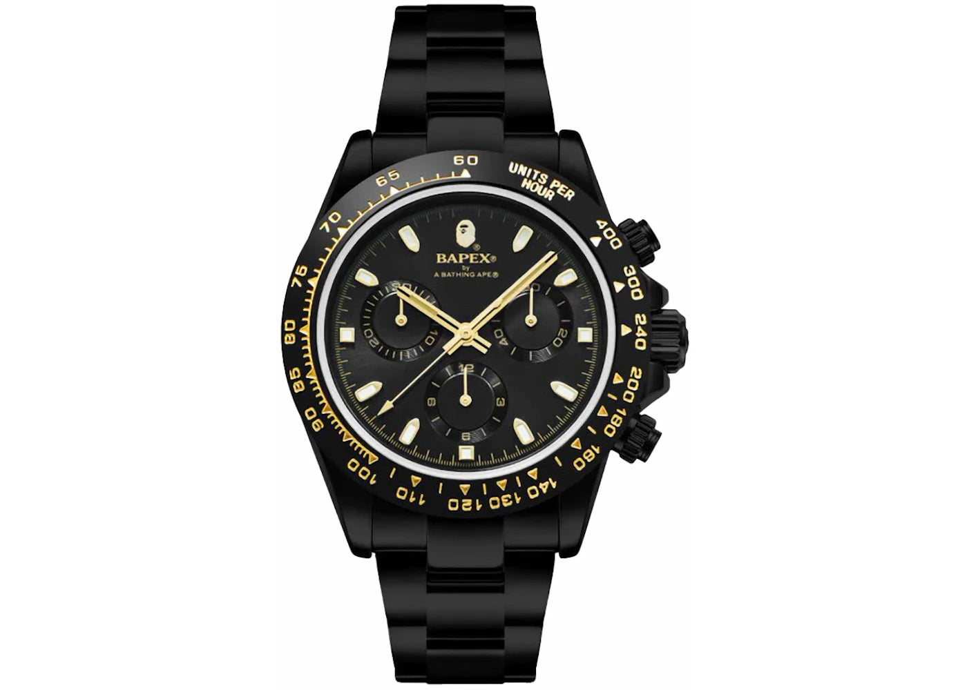 BAPE Type 4 BAPEX Watch-Black