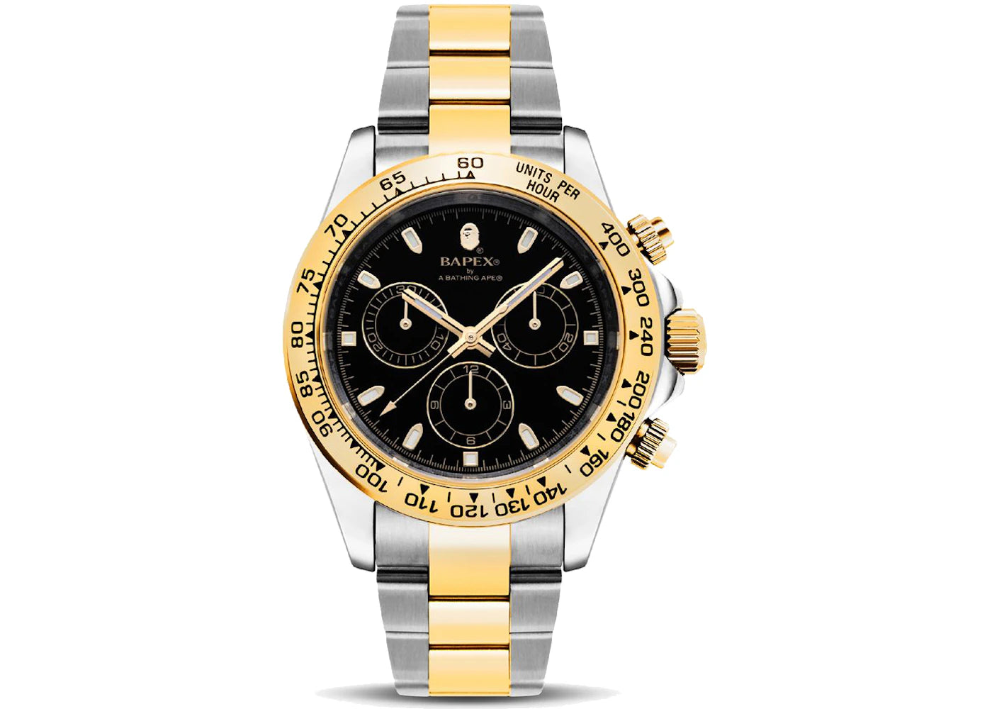 Montre BAPE Type 4 BAPEX - Argent/Or