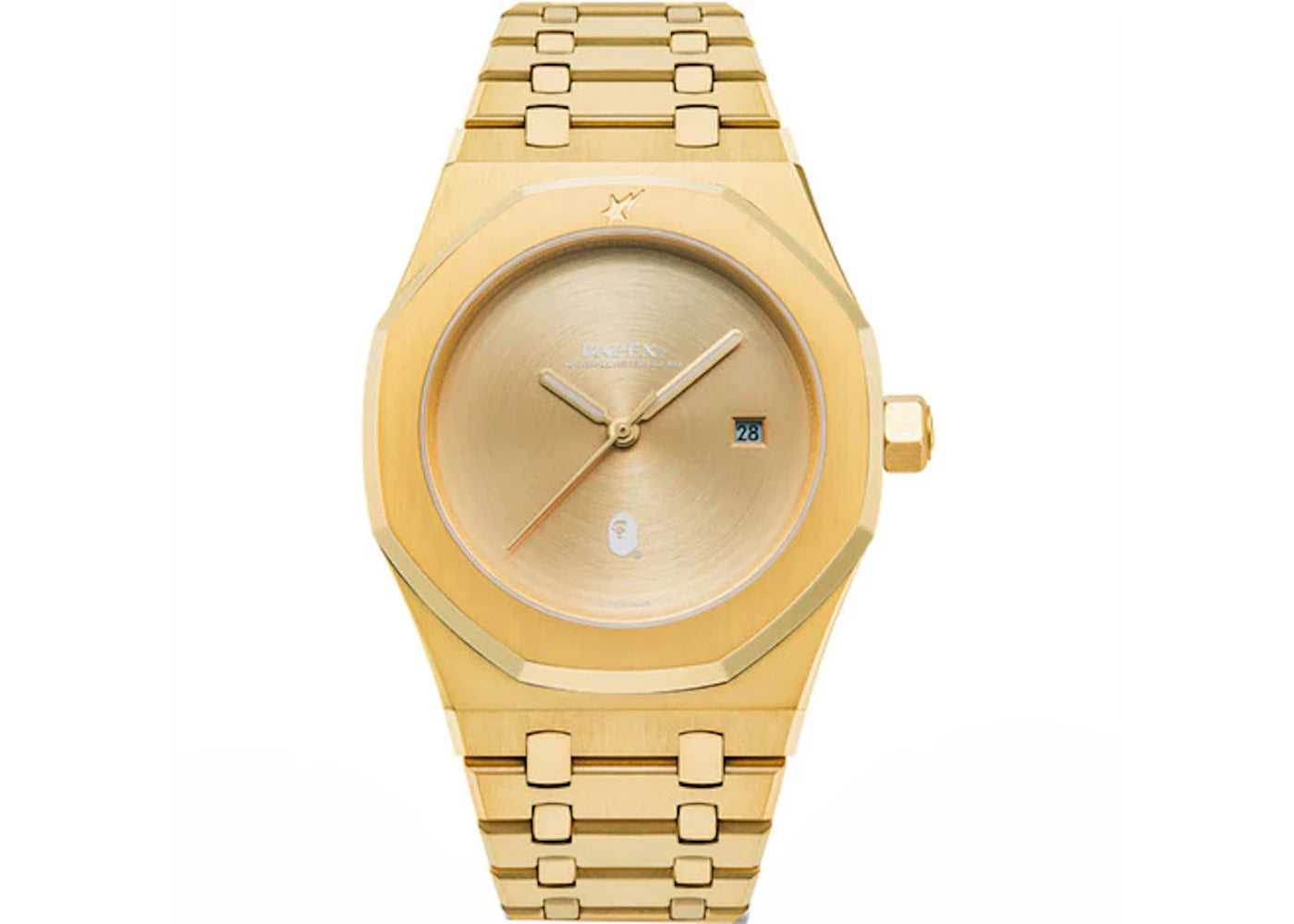 BAPE Type 9 BAPEX Watch-Gold