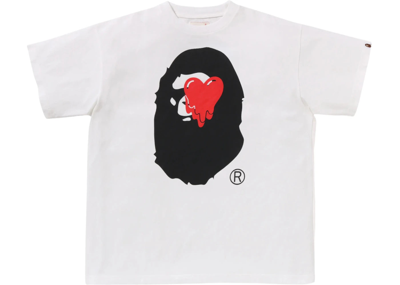 T-shirt BAPE x Emotionally Unavailable Ape Head blanc