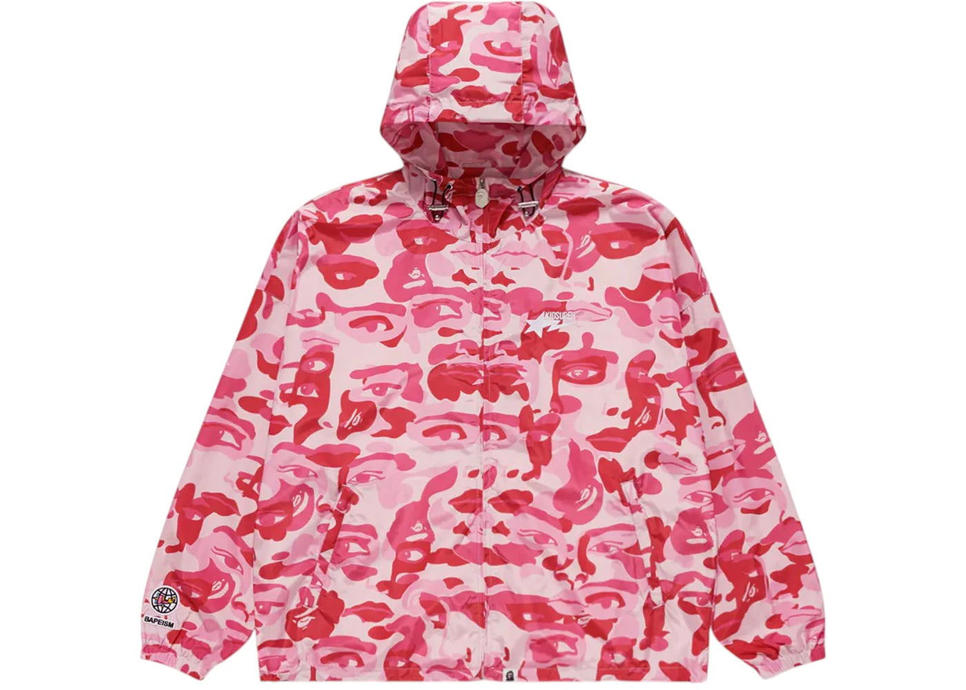 Veste légère camouflage BAPE x KidSuper - Rose