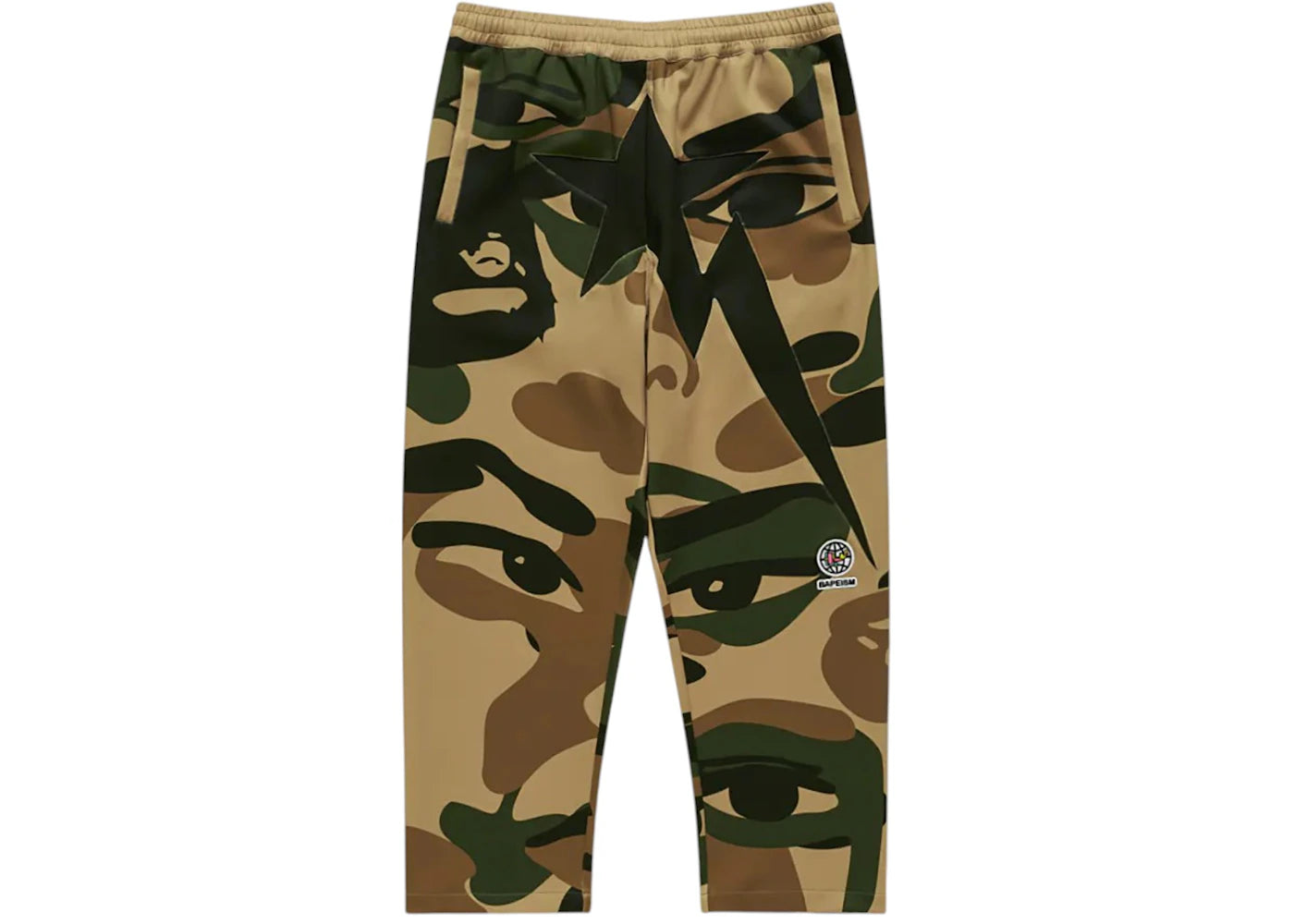Pantalon de survêtement patchwork BAPE x KidSuper - Vert