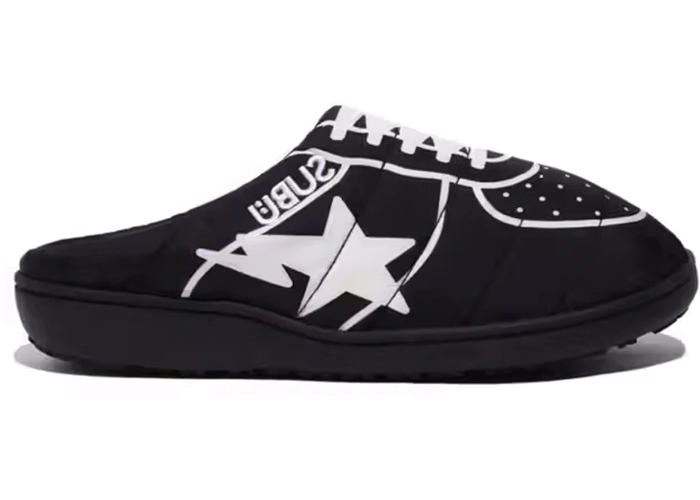 BAPE x Subu Puffer Sandals Black