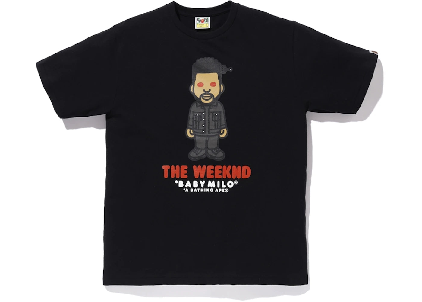 T-shirt noir BAPE x XO The Weeknd