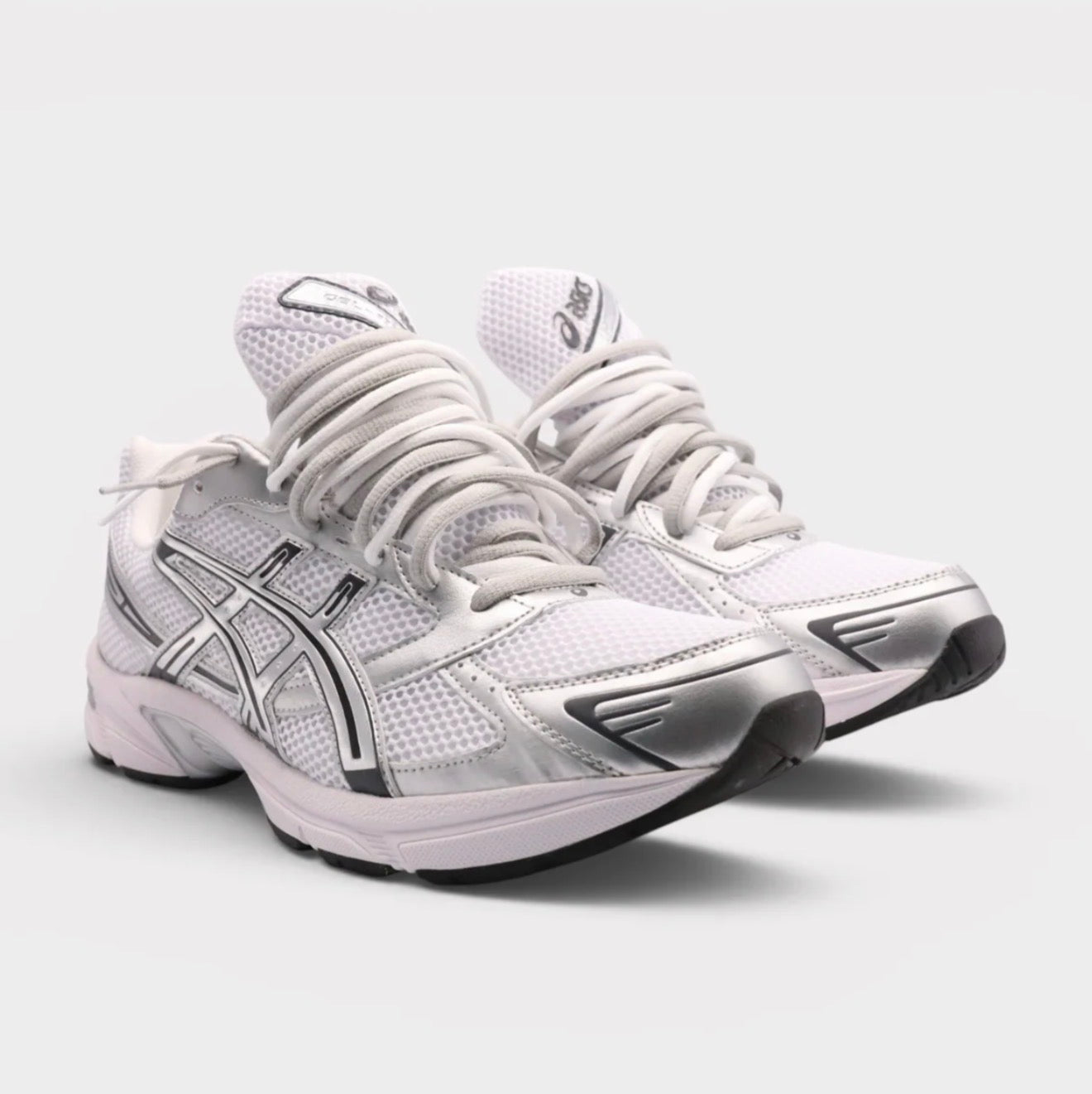 ASICS Gel-1130-White Pure Silver Double Lace
