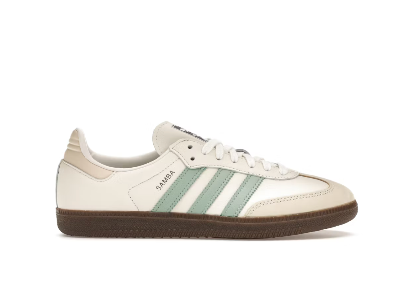 Adidas Samba OG Hazy Green Cloud White