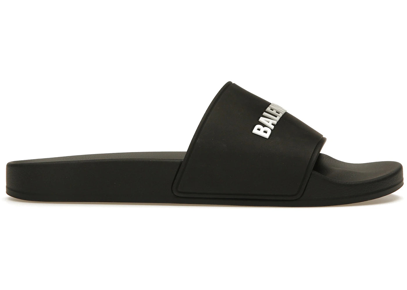 Balenciaga Pool Slide-Black White