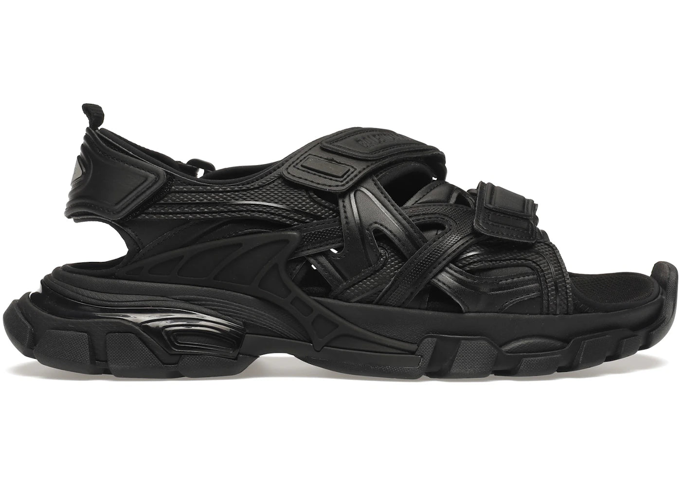 Balenciaga Track Sandal-Black