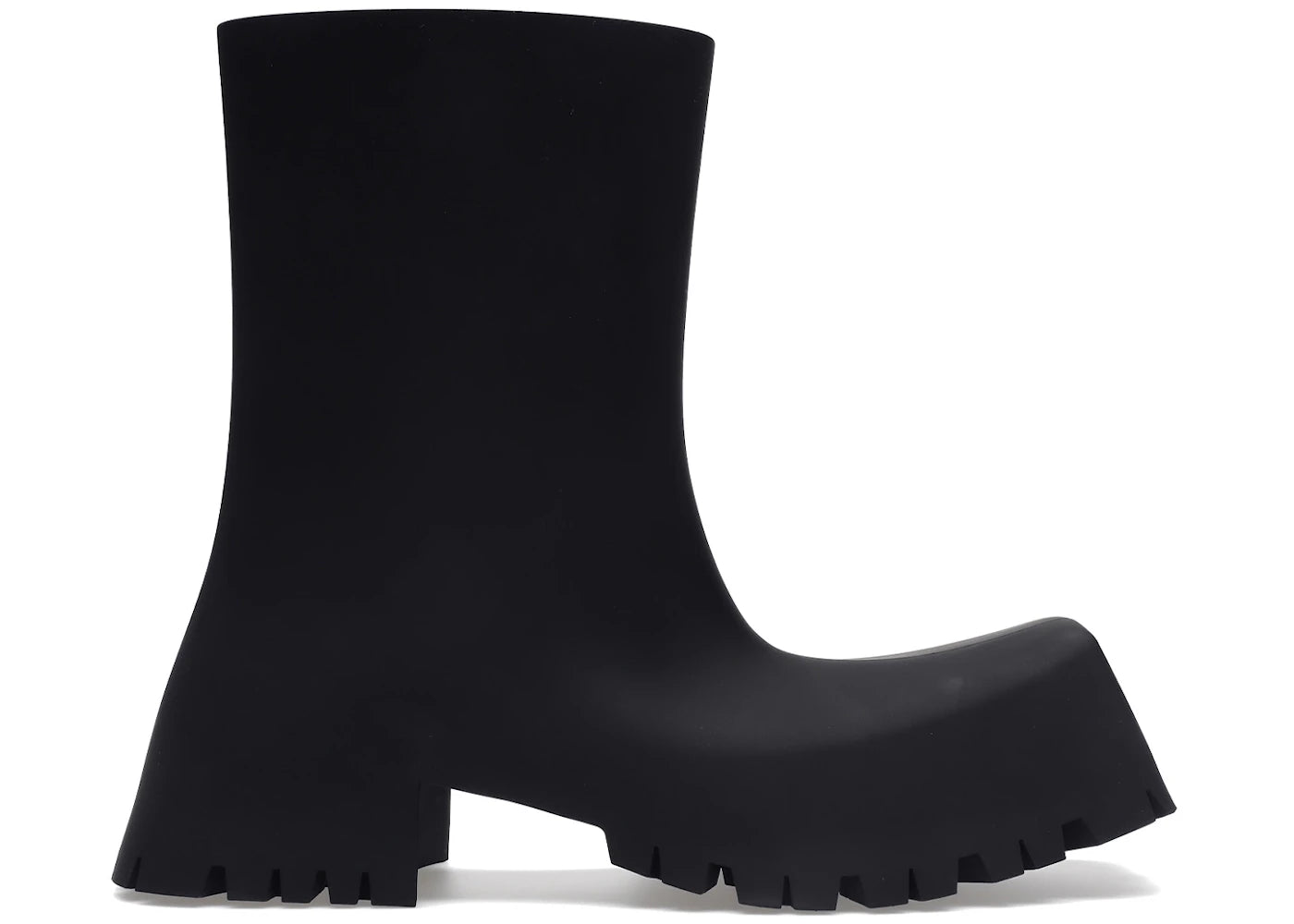 Balenciaga Trooper Rubber Boot-Black