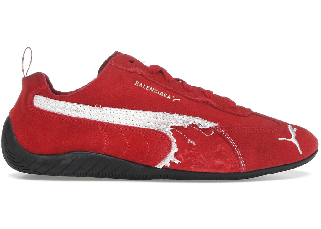 Balenciaga x Puma Speedcat Suede Distressed Red White - main view