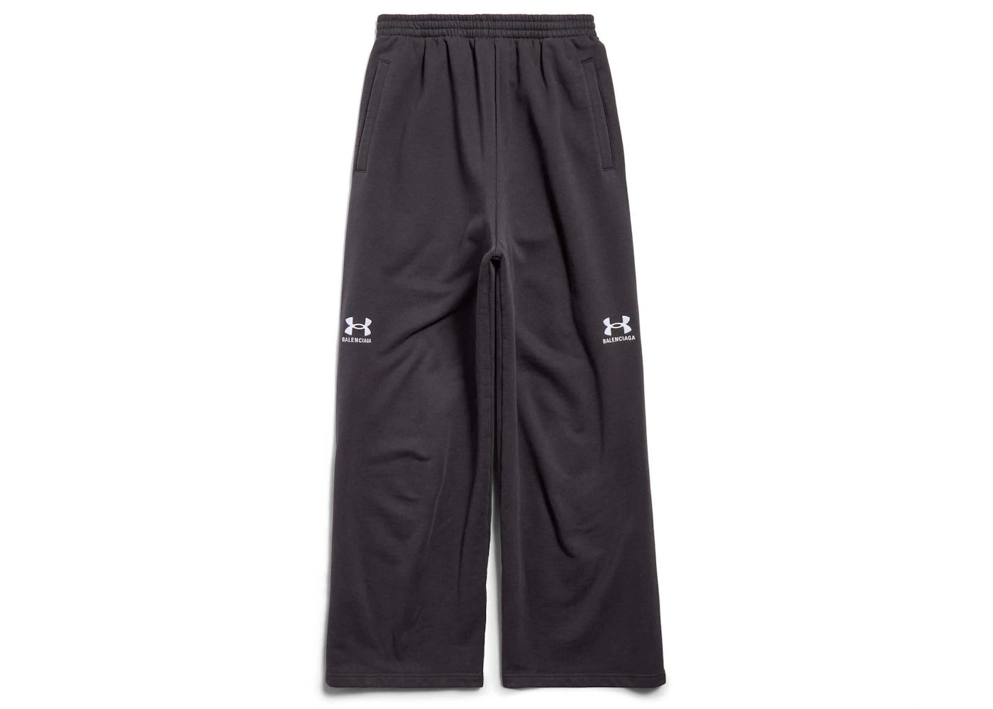 Balenciaga x Under Armor Baggy Sweatpants-Black/White