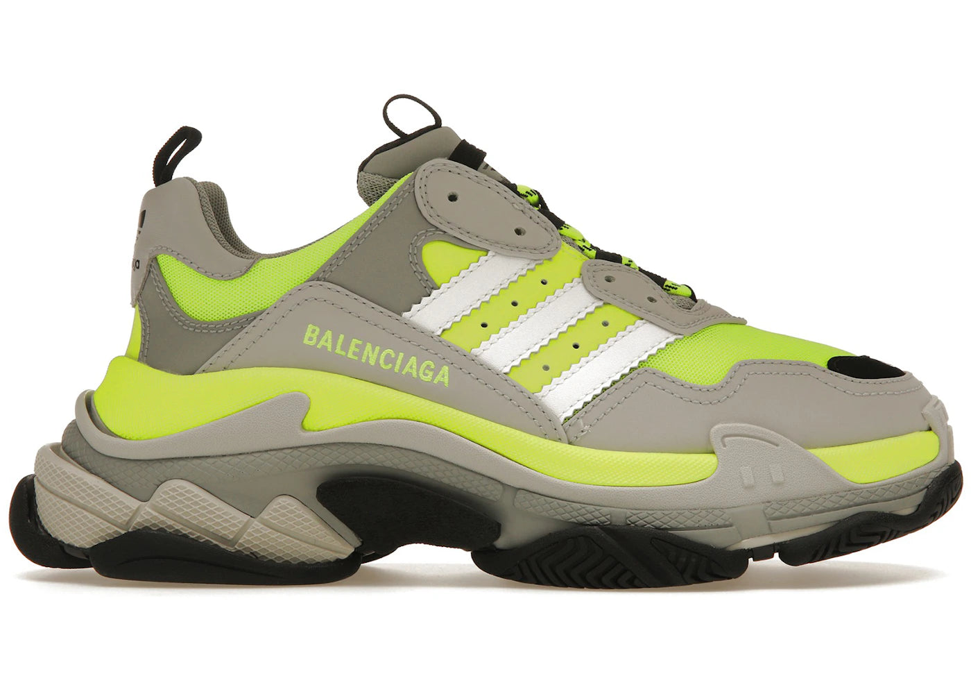 Balenciaga x adidas Triple S-Fluo Yellow