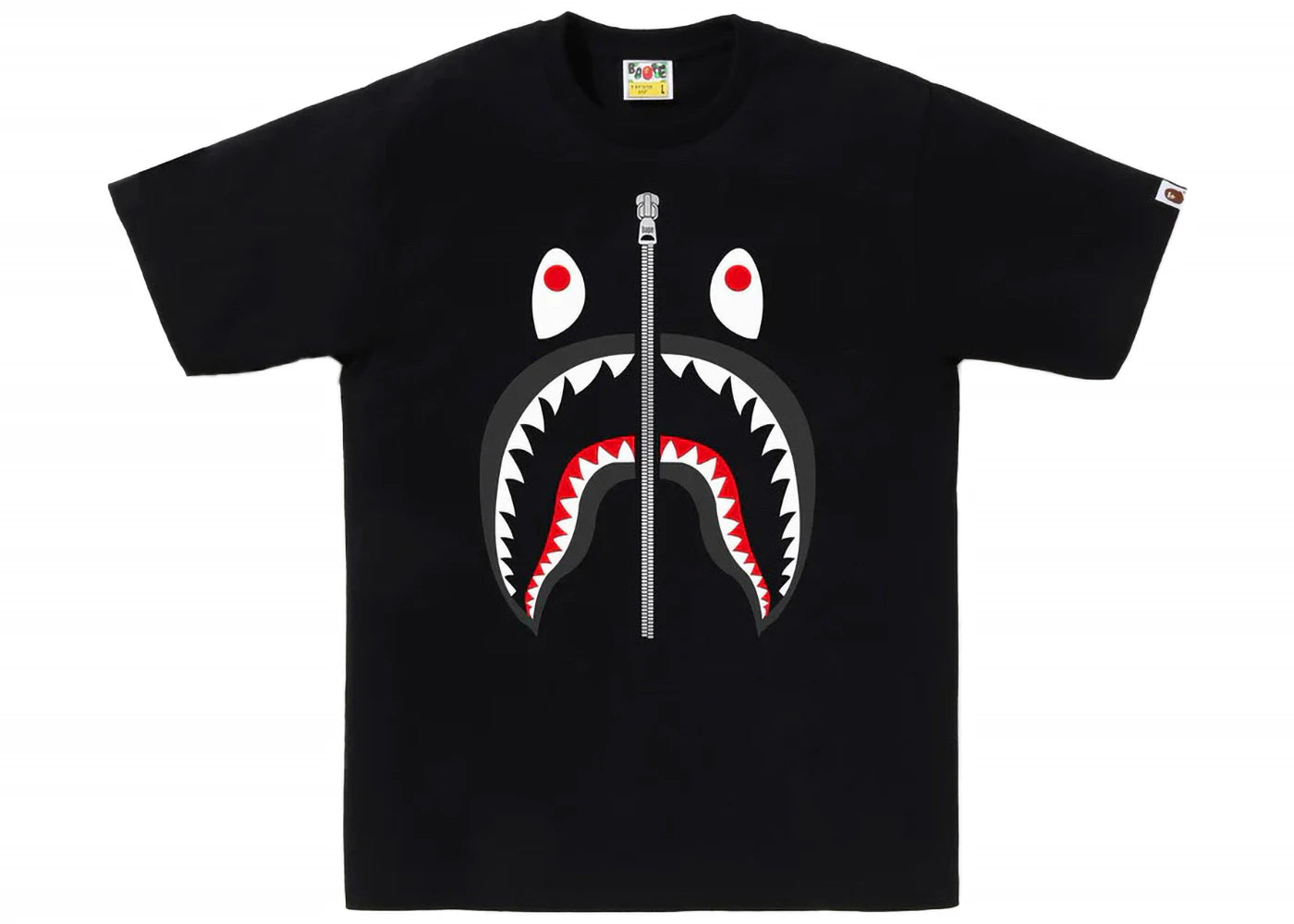 T-shirt BAPE Shark noir