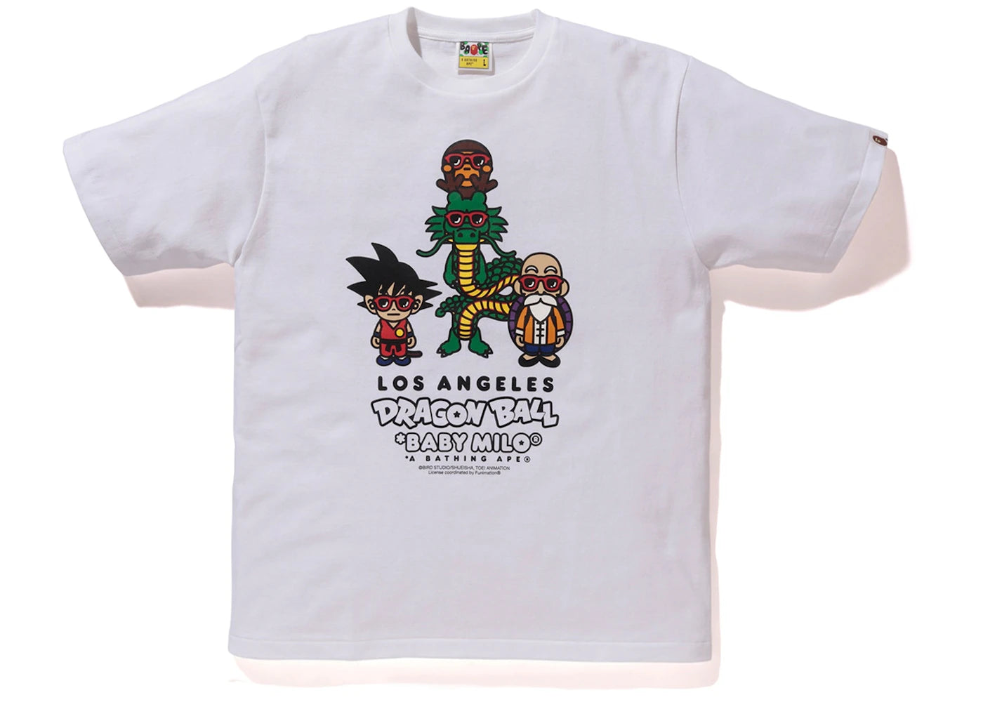BAPE x Dragon Ball Z LA Exclusive Baby Milo T-shirt-White