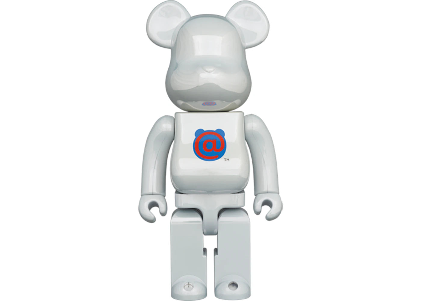 Bearbrick 20th Anniv. 1st Model 400%-White Chrome
