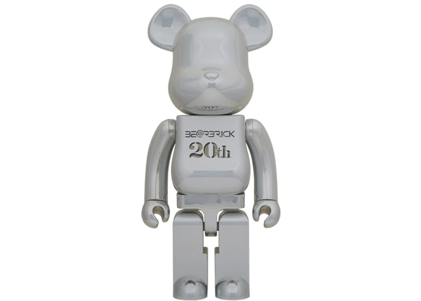Bearbrick 20th Anniversary 1000%-Chrome Ver.