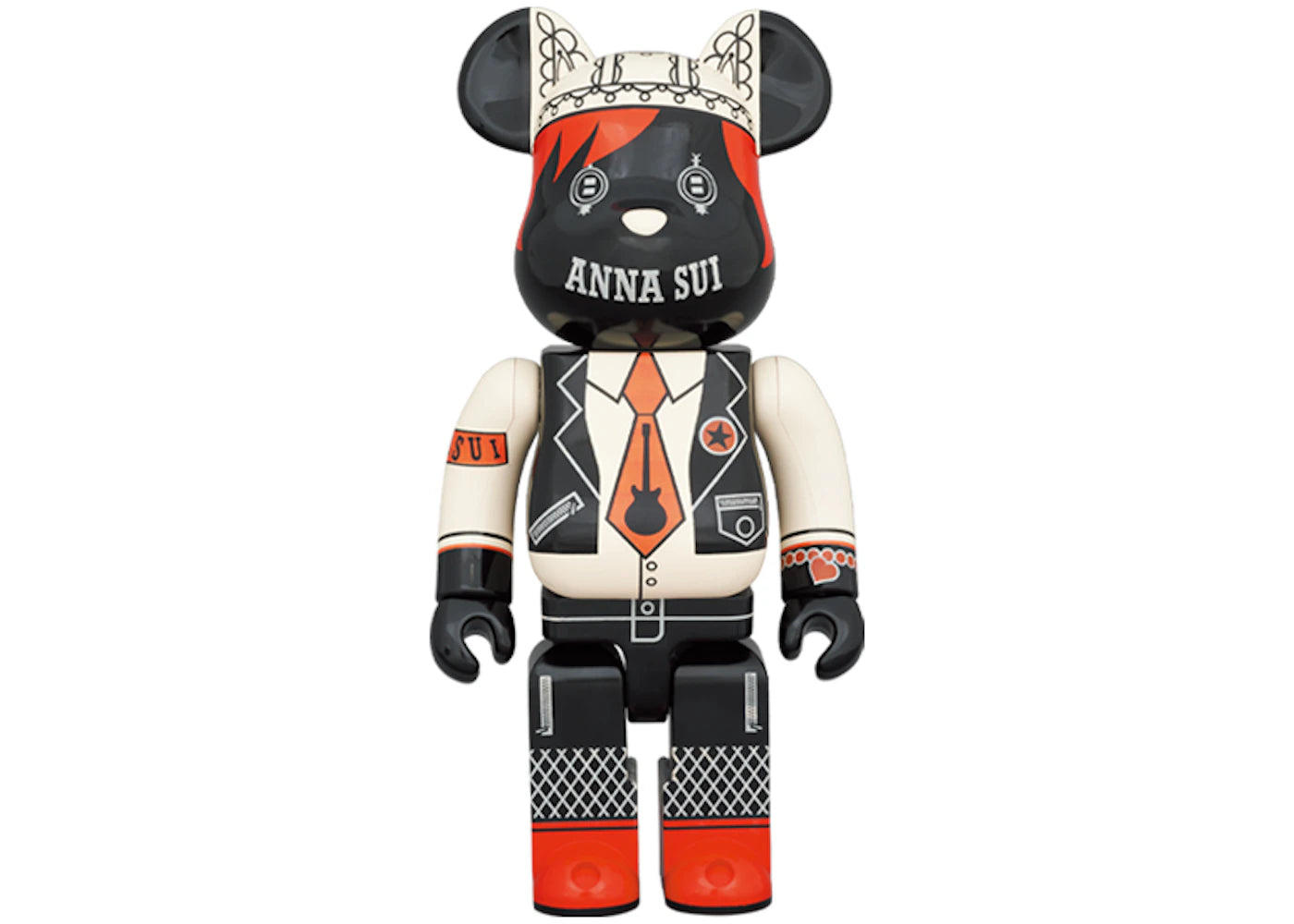 Bearbrick ANNA SUI 1000%-Red/Beige