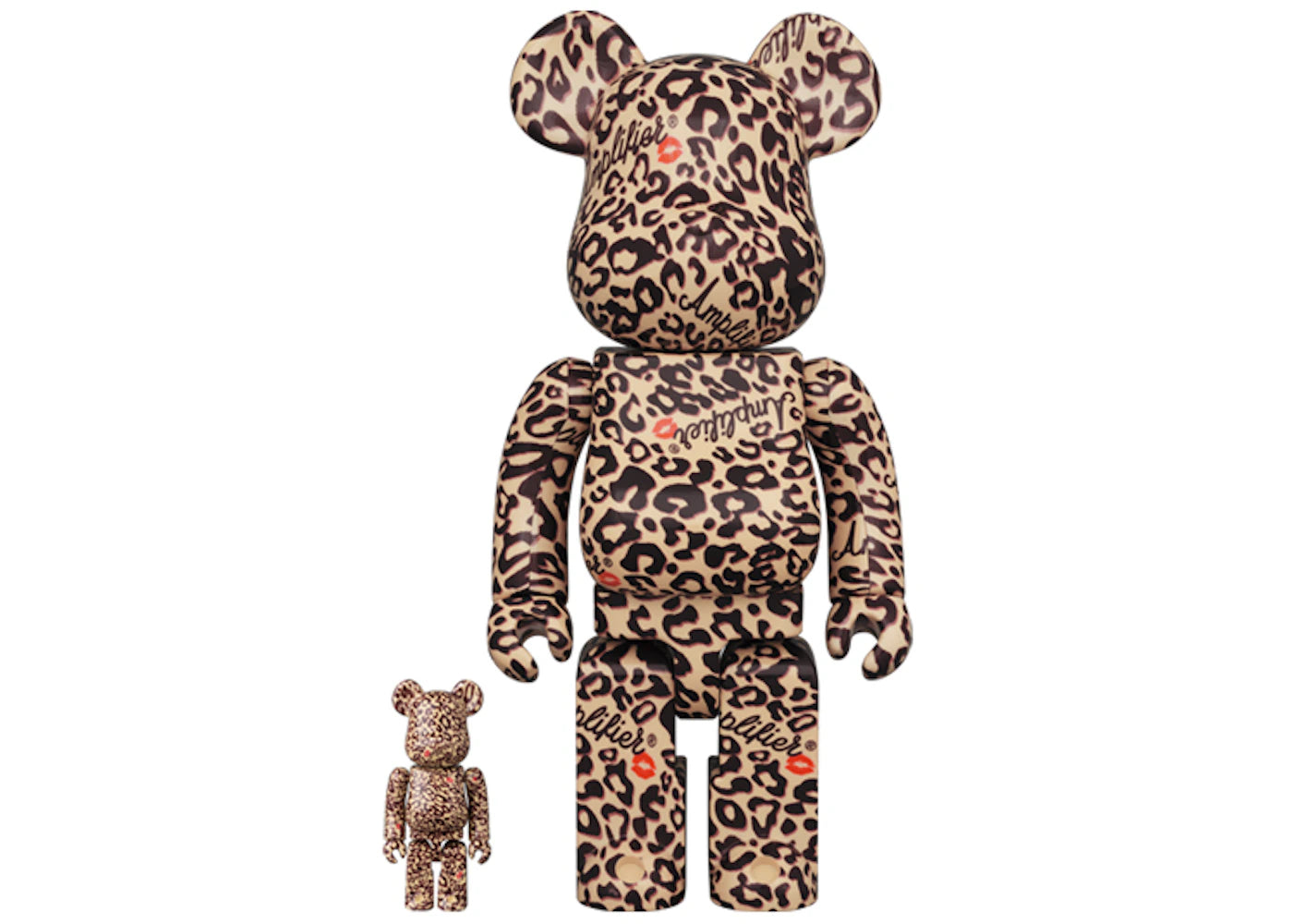 Bearbrick Amplifier 100% & 400% Set-Leopard Print