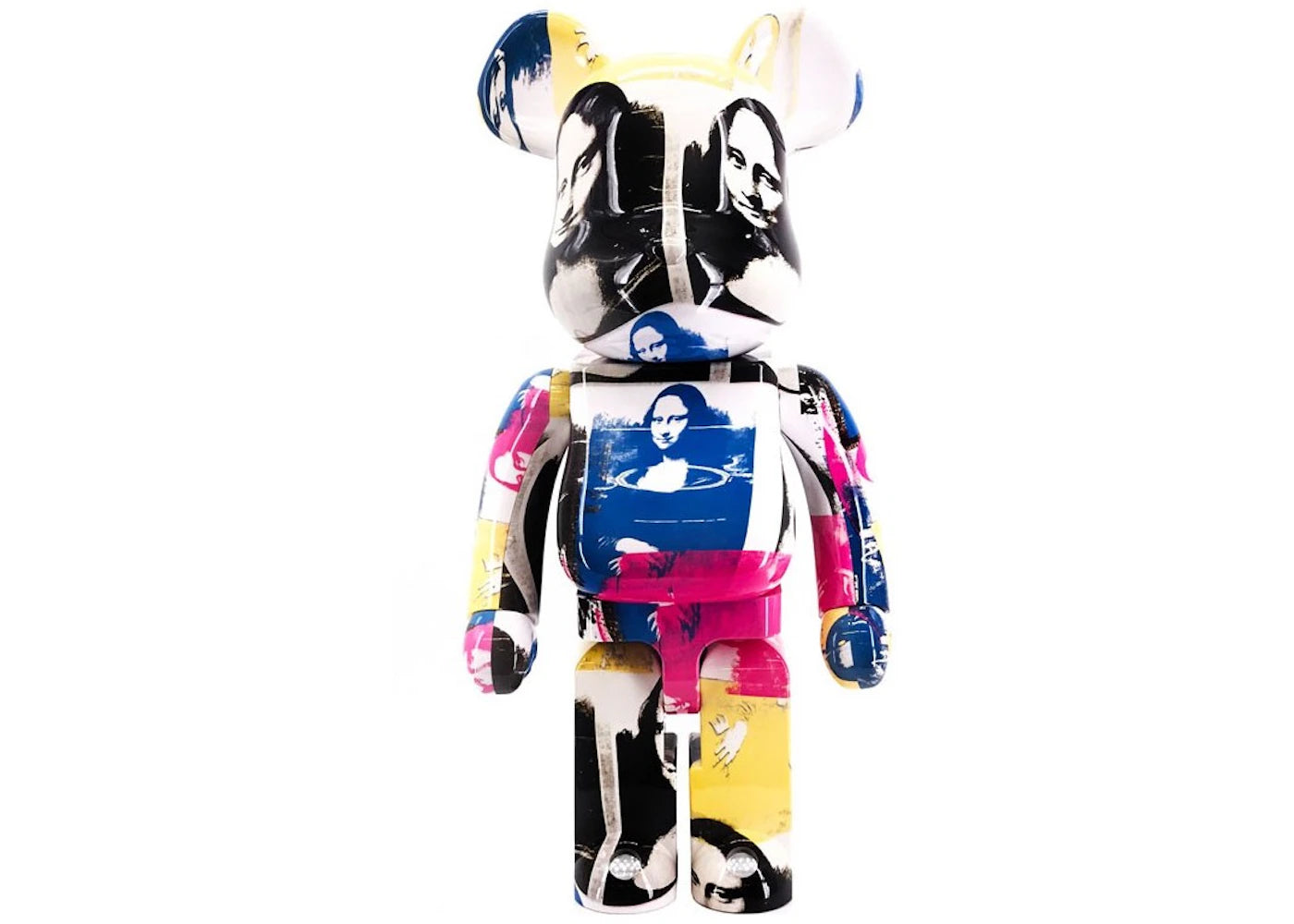 Bearbrick Andy Warhol Double Mona Lisa 1000%-Multicolor