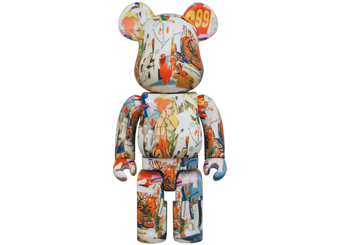 Bearbrick Andy Warhol x JEAN-MICHEL BASQUIAT #4 1000%-