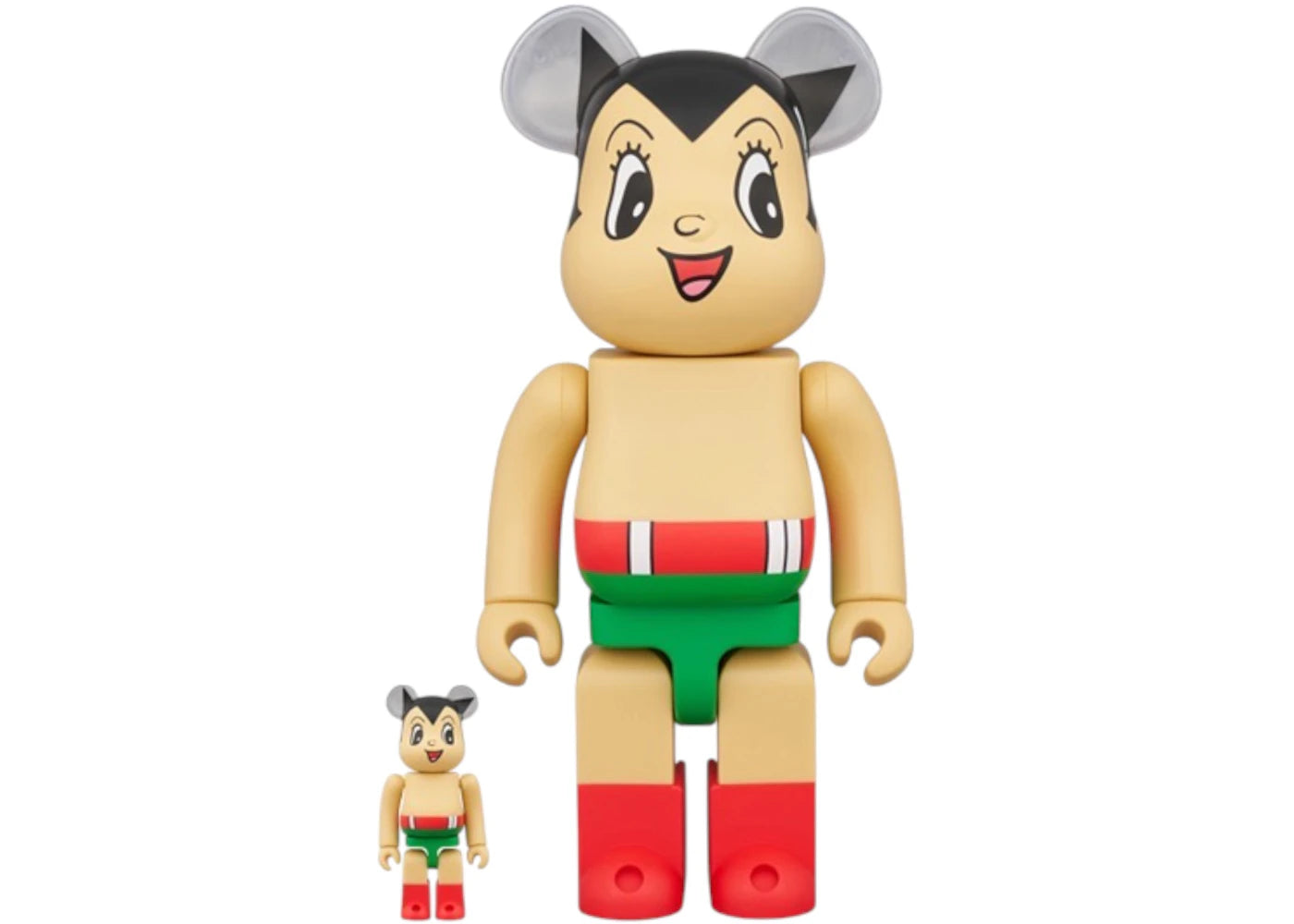 Bearbrick Astro Boy First Book Release Ver. 100% &amp; 400% Set