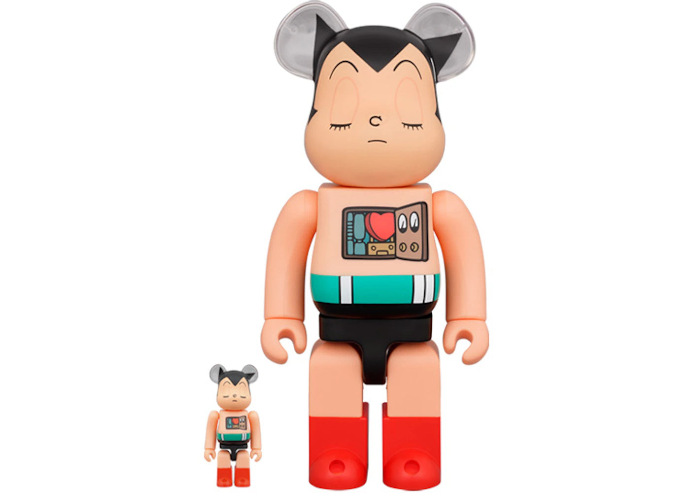 Bearbrick Astro Boy Sleeping Ver. 100% & 400% Set-