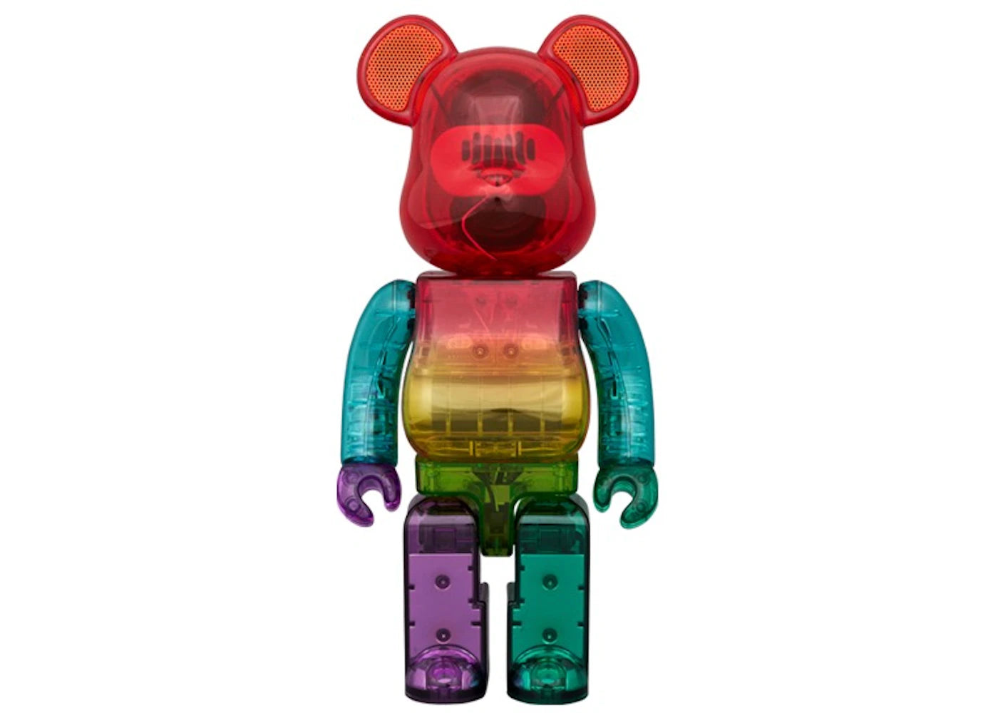 Bearbrick Audio Rainbow Portable Bluetooth Speaker 400%-