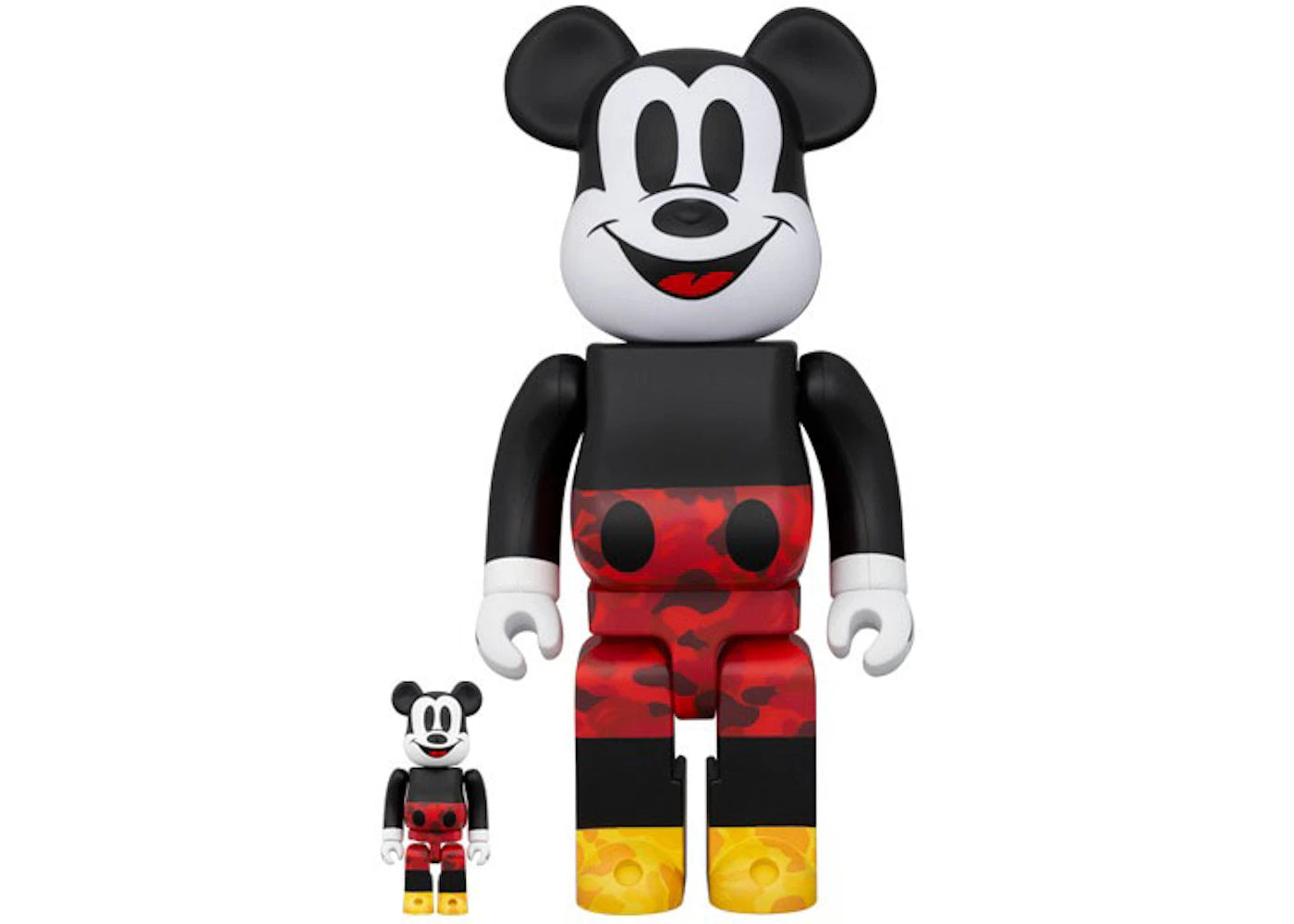 Bearbrick BAPE(R) Disney Mickey Mouse 100% & 400% Set-